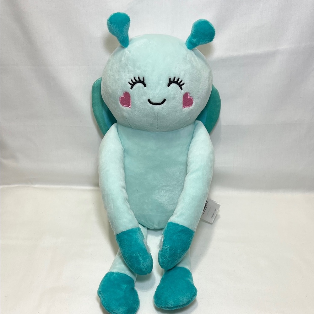 Charming Teal Plush Butterfly